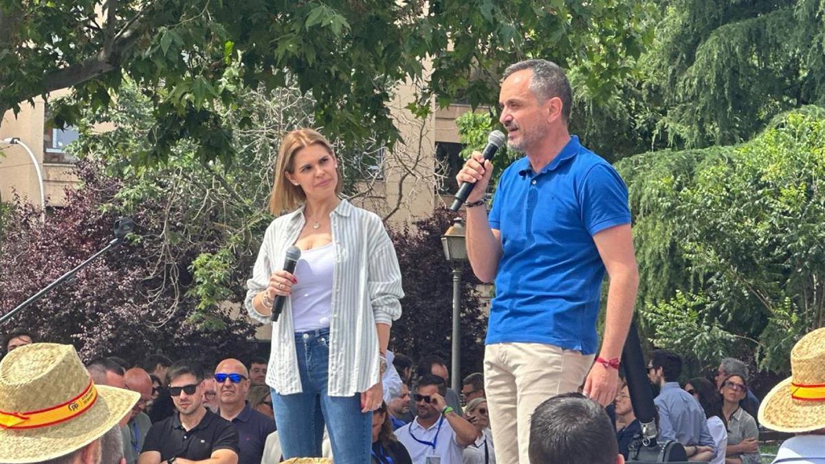 Durante el acto organizado por el PP en Madrid 
