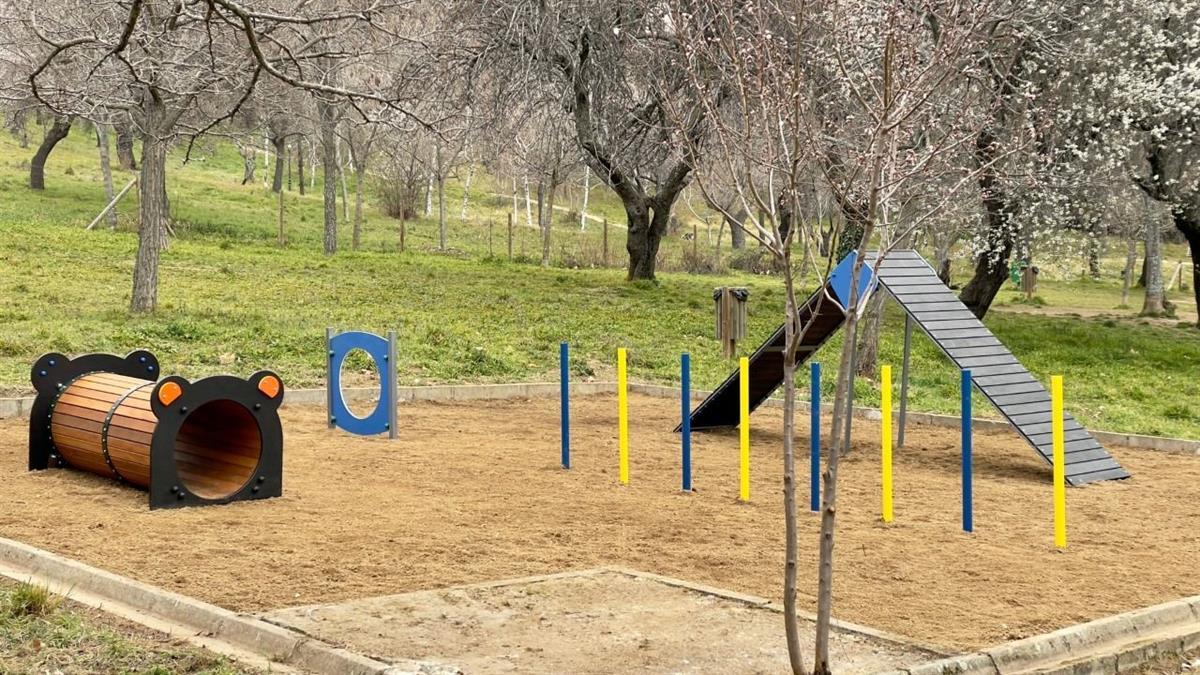 La pista de agility estará ubicada en el parque canino "La Ladera"