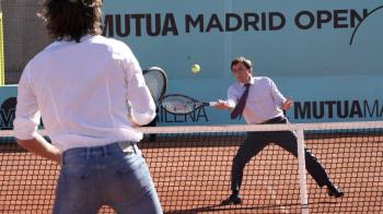 Con motivo de la celebración del Mutua Madrid Open de Tenis, se ha inaugurado una pista de tierra batida
