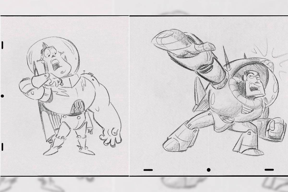 Y, por su cumpleaños, ha querido enseñarnos los primeros bocetos de Buzz Lightyear 