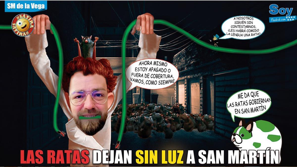 El apagón ha afectado a las calles Rodrigo de Triana y Benito Pérez Galdós