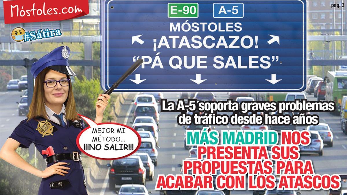 La carretera A-5 soporta graves problemas de tráfico y movilidad desde hace años