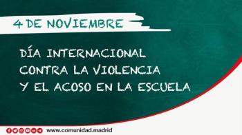 Hoy, día internacional contra el acoso y la violencia escolar se ha publicado el plan que llevará a cabo la Comunidad de Madrid para intentar frenar este problema