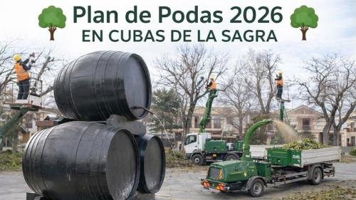 Cubas pone en marcha el Plan de Podas 2026 durante el mes de febrero