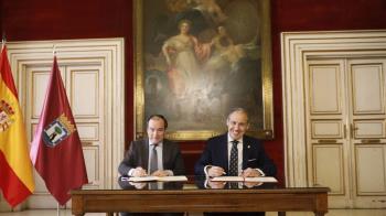 Carabante ha firmado un convenio de colaboración con el presidente de la Unión Interprofesional de la Comunidad de Madrid
