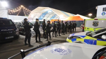 La vigilancia ha estado apoyada desde el aire con la ayuda de la Unidad de Drones 