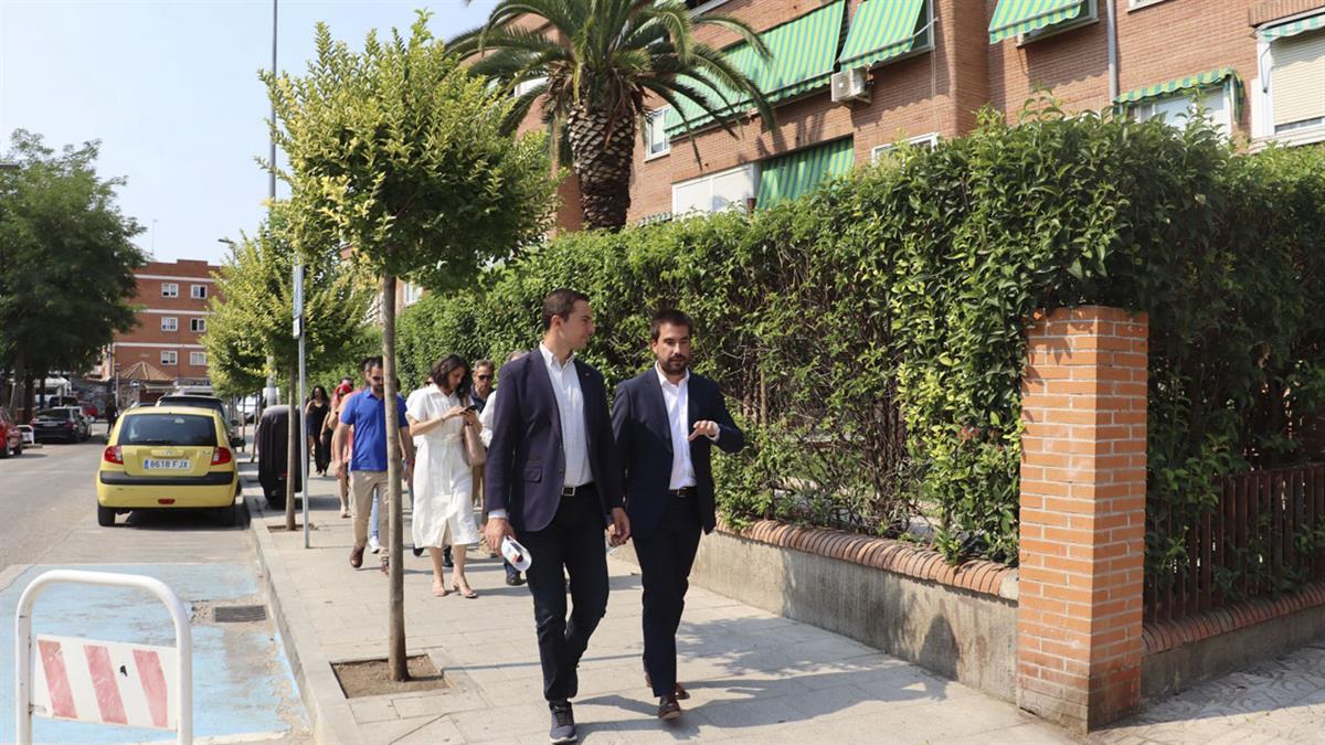 Mejorada del Campo sufrió fuertes daños en sus calles e infraestructuras a causa del paso de Filomena