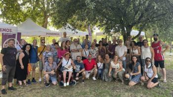 La formación morada realizó un acto lúdico político para celebrar el fin del curso político