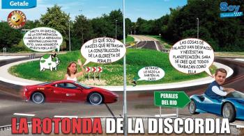 La rotonda de Perales del Río continúa levantando polémica 