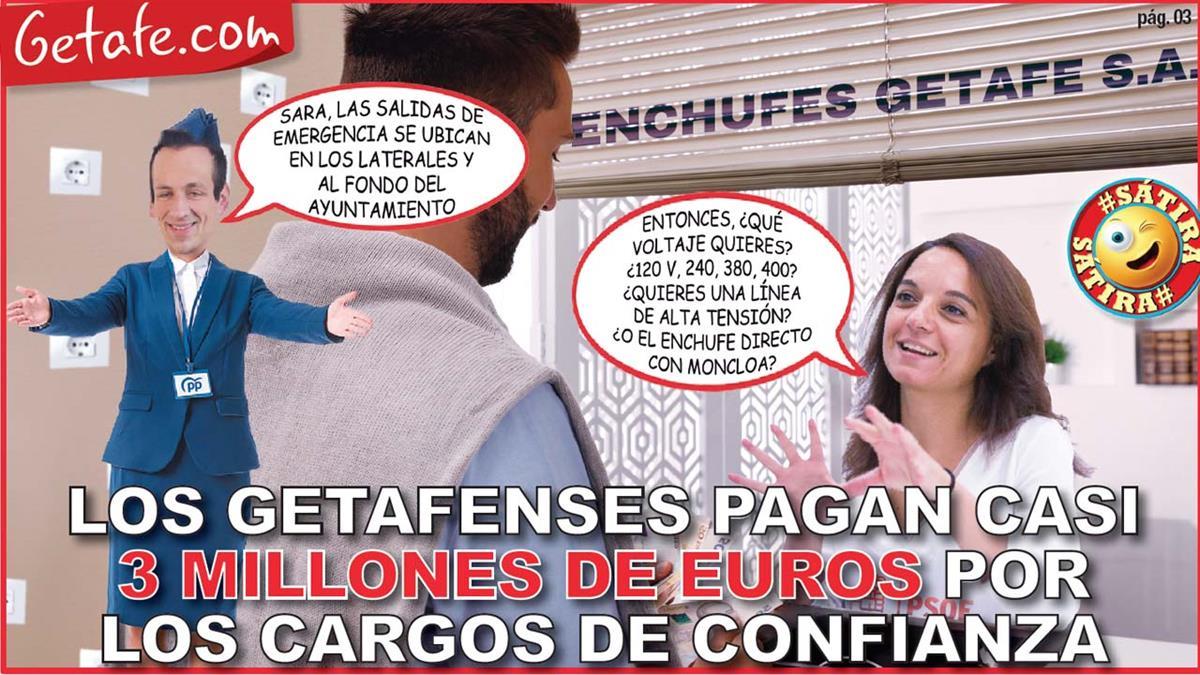 El candidato a la alcaldía en Getafe denuncia nuevos "enchufismos" en el Ayuntamiento