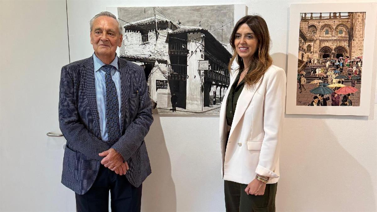 Carlos Granda recorre con sus pinturas diversos “Lugares de España” en el Centro Cultural Padre Vallet de Pozuelo
