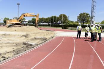 Lee toda la noticia 'Pozuelo inicia las obras de mejora de la pista de atletismo del Valle de las Cañas'