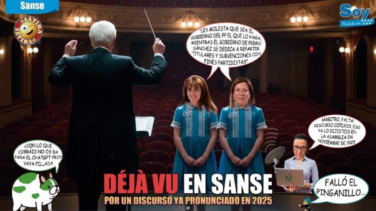 "Déjà vu" en Sanse: el PP "copia y pega" un discurso pronunciado en la Asamblea en 2025
