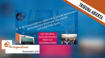 El PP convierte la Sala de exposiciones del Auditorium en un restaurante para comer con Díaz Ayuso