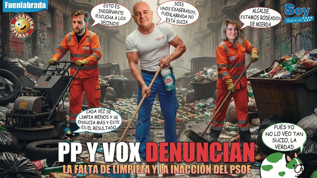 Las derechas fuenlabreñas denuncian que cada vez son más los vecinos que se quejan del mal estado de las calles y parques