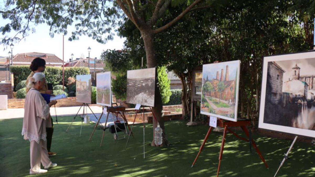 Los participantes plasmaron su creatividad al aire libre