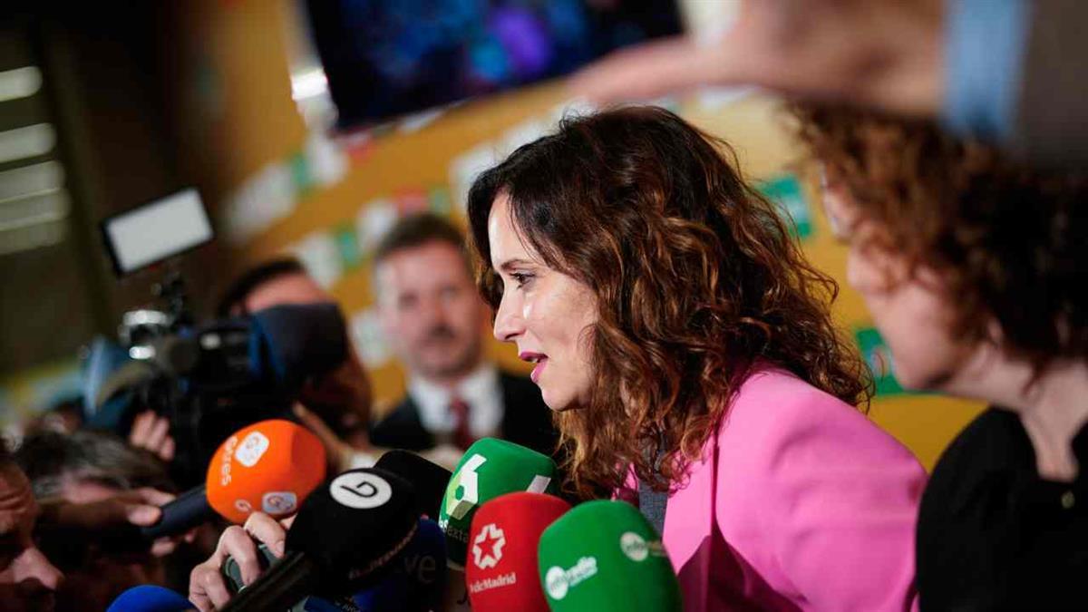 Díaz Ayuso: “Somos una región muy alegre que solo ambiciona mejorar y crecer"