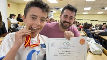 El joven alcorconero Álvaro Collado se hizo con la medalla de bronce