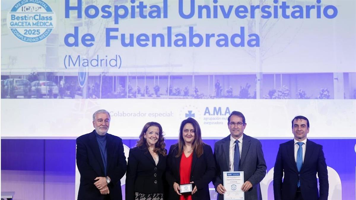El centro ha sido galardonado en los Premios Best in Class, una iniciativa de Gaceta Médica y la URJC