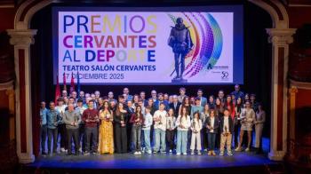El Teatro Salón Cervantes acogió la gala de entrega de los Premios Cervantes al Deporte