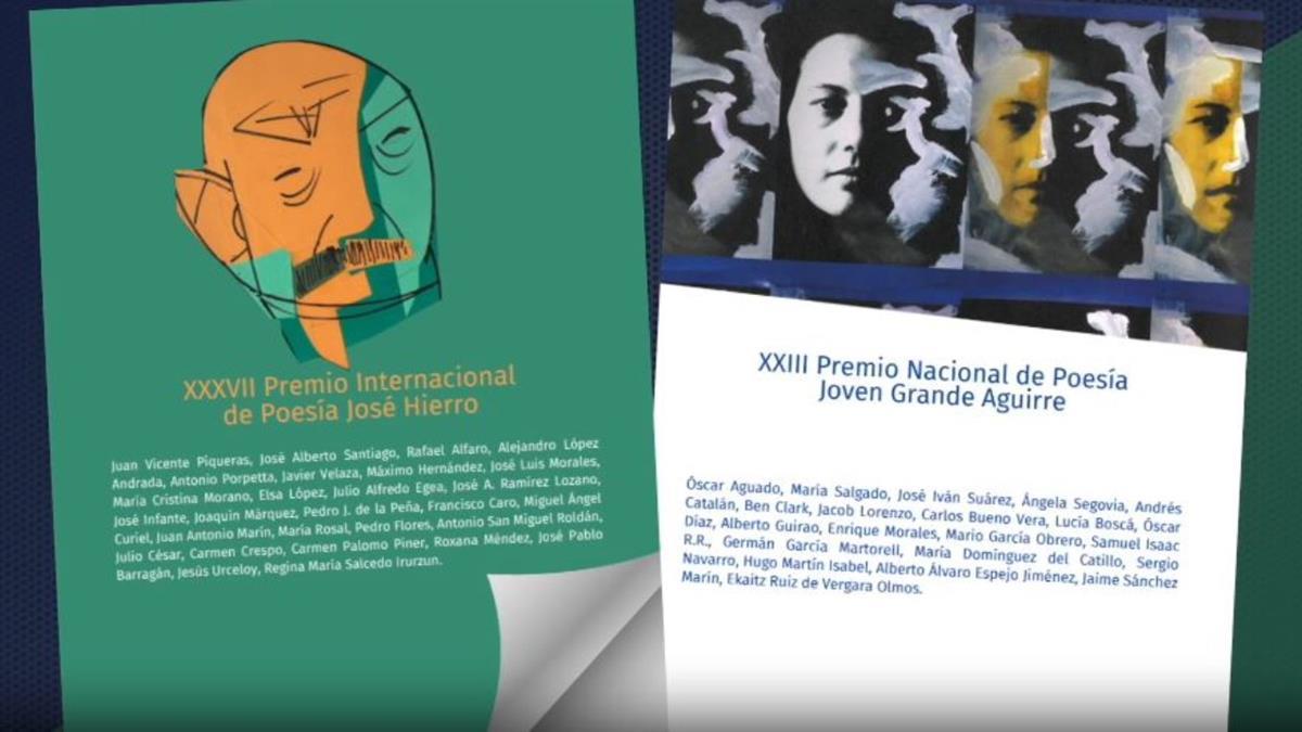 Los reconocimientos 'Grande Aguirre' y 'José Hierro' están dotados con 5.000 y 9.000 euros, respectivamente