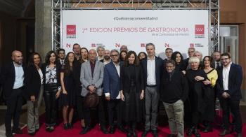 La Real Casa de Correos ha acogido estos galardones de la Academia Madrileña de Gastronomía, que han reconocido este año a cuatro cocineros