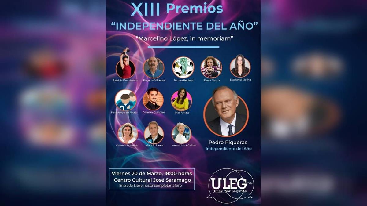 En esta edición de 2026 también recogerán este galardón Inmaculada Galván, Carmen Posadas, Manolo Lama, Mar Amate o Torneo El Pepinito, entre otros