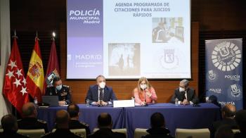 La Policía Municipal de Madrid también ha tramitado como juicios rápidos 74 atestados 