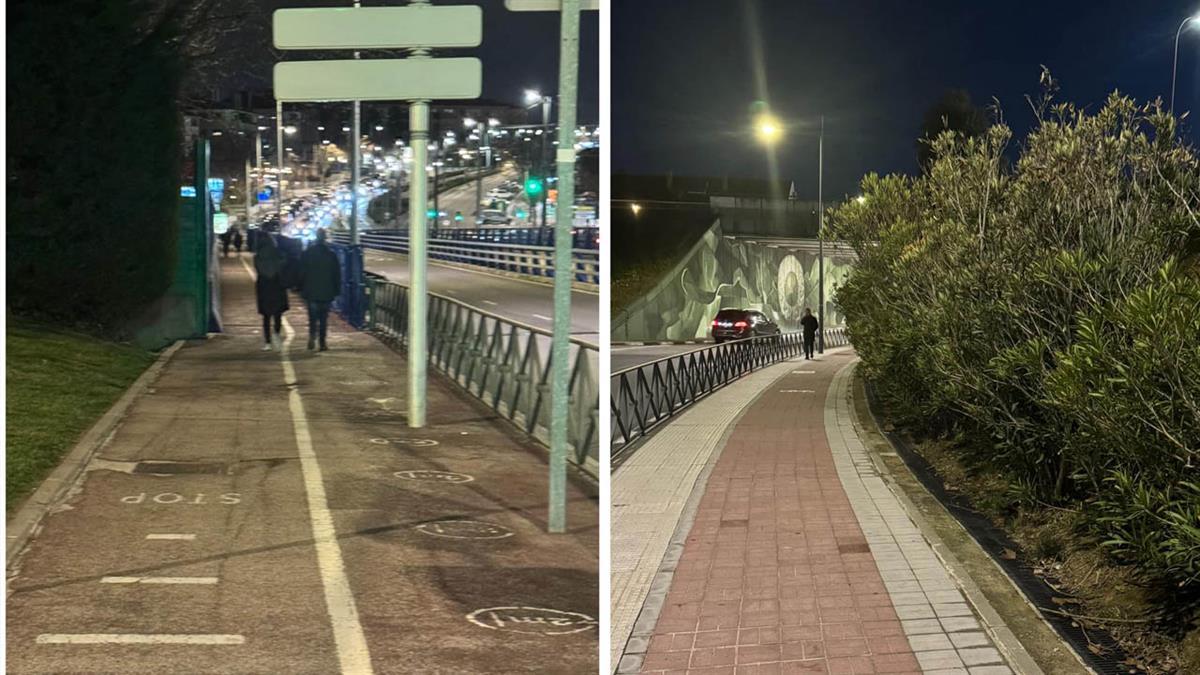Un vecino boadillense asegura que “es muy difícil compartir carril con las bicis”