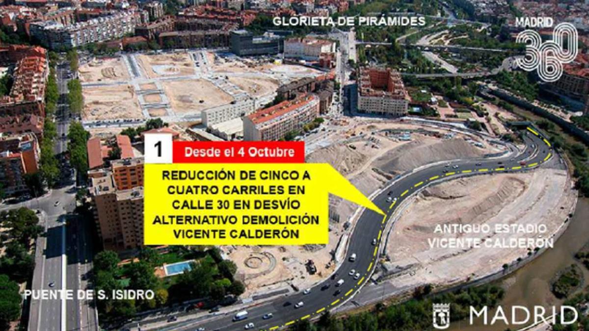Prosiguen las obras en Calle 30 SoyDe