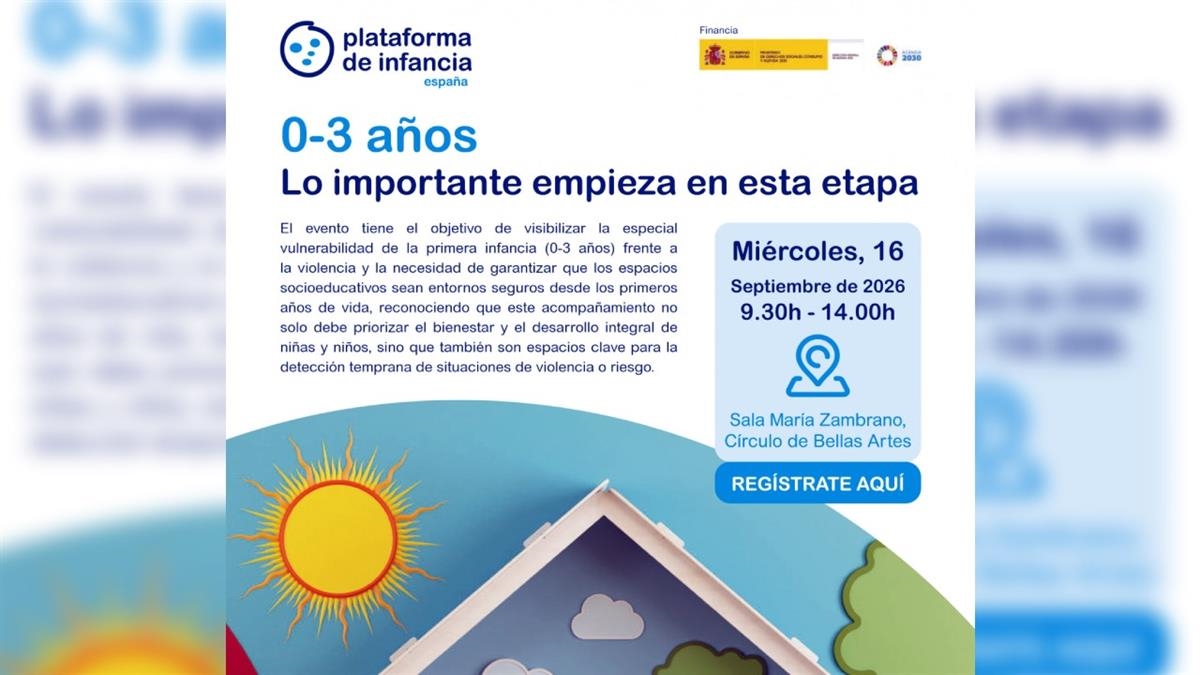 El regidor participará en la jornada ‘0-3 años: Lo importante empieza en esta etapa’