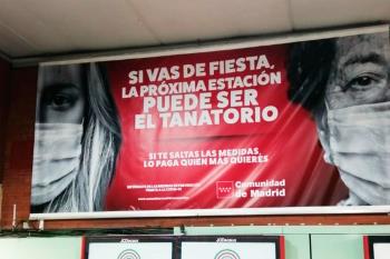 La Comunidad de Madrid y el Ayuntamiento continúan con su campaña para concienciar a los jóvenes contra el coronavirus