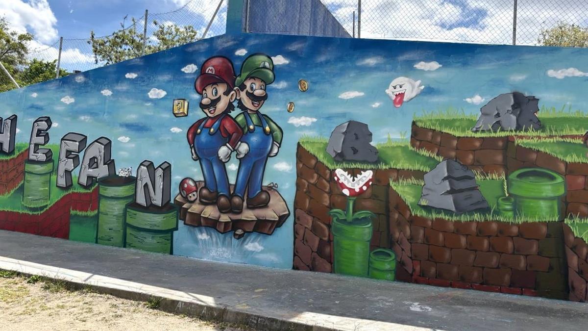 Una iniciativa que facilita a los jóvenes un espacio donde realizar arte urbano