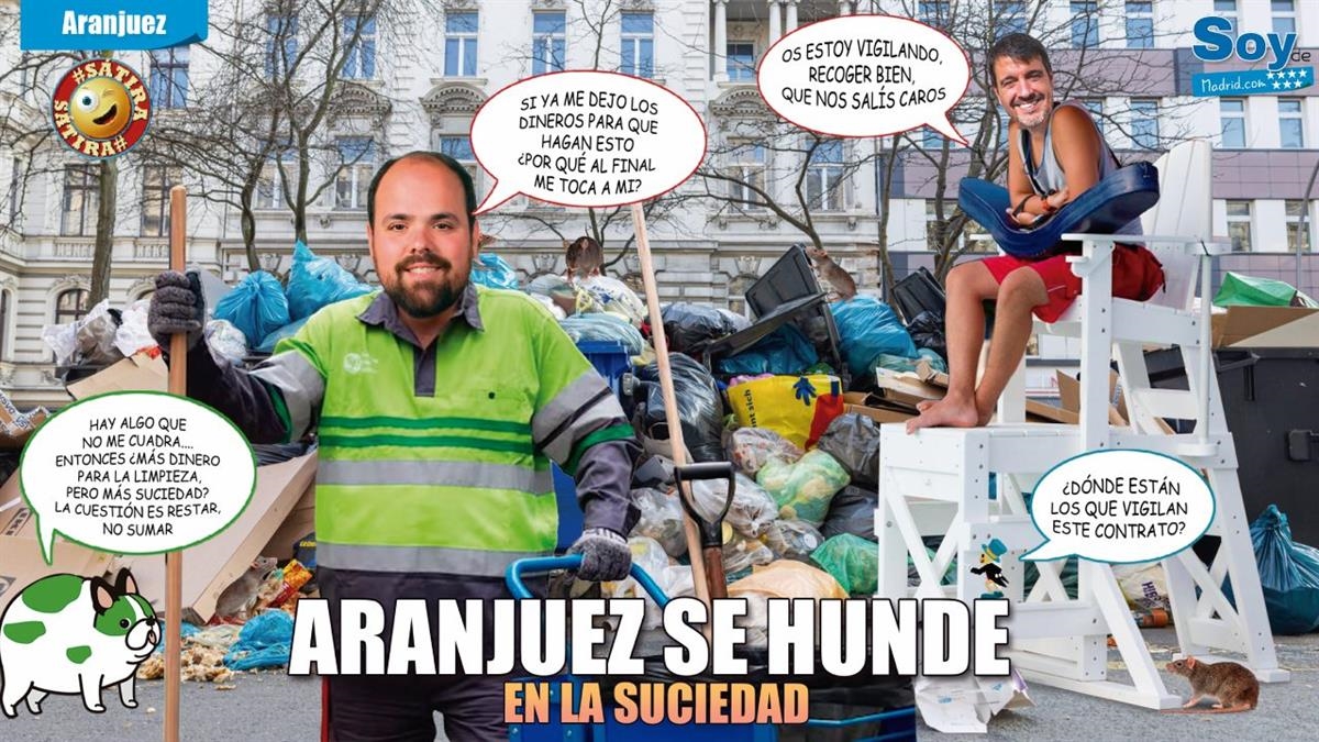 El portavoz del PSOE denuncia la "falta de vigilancia" del contrato de limpieza en Aranjuez