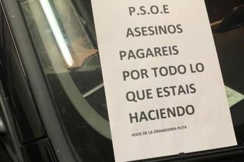 El concejal socialista Alejandro Martín recibe insultos y amenazas anónimas en su coche