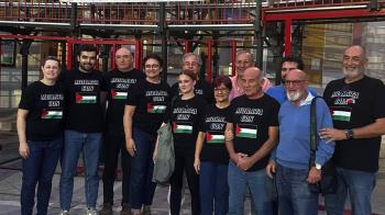 Los concejales socialistas secundaron la concentración organizada en la Plaza Mayor 