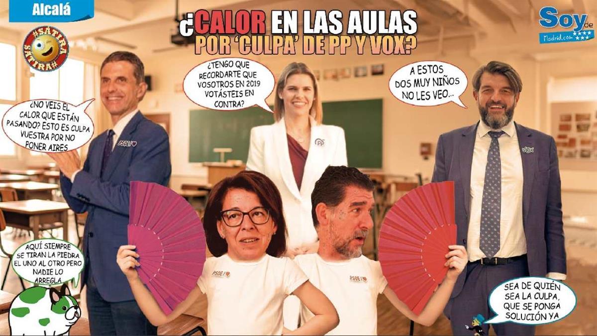 Desde el PSOE han denunciado que ambas formaciones se han negado a poner aires acondicionados 