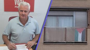 Una vecina habría visto como una piedra impactaba contra su ventana donde ondeaba una bandera de Palestina