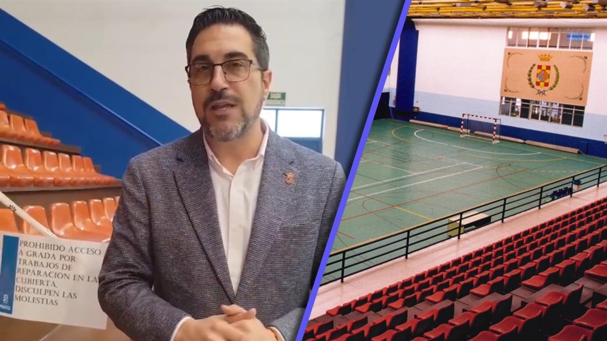 El Partido Socialista expone que el material de las obras de reparación se mantiene "abandonado" sobre la cubierta