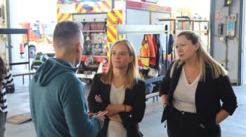 La alcaldesa denuncia que la situación del Parque de Bomberos pone en peligro a la ciudad
