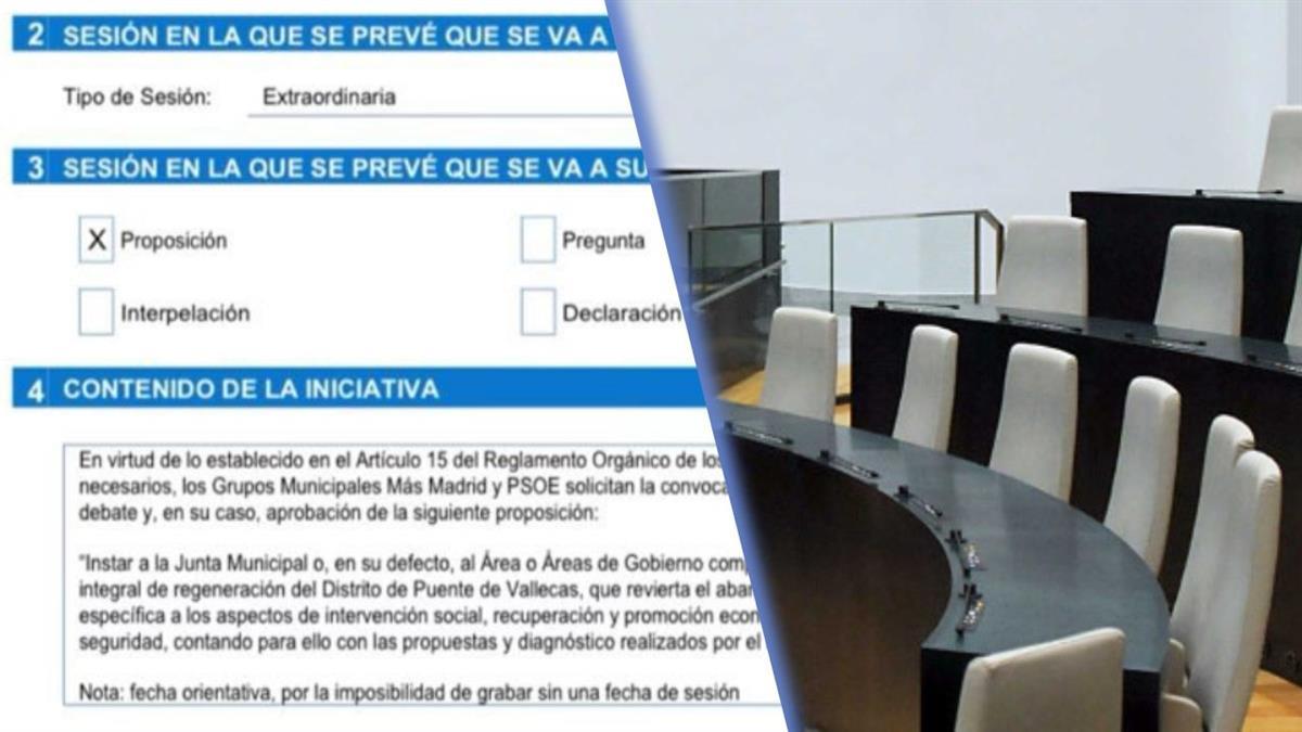 Ambas formaciones han solicitado la convocatoria de un Pleno Extraordinadio del Distrito