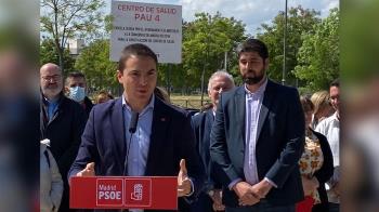 El Secretario General del PSOE-M ha visitado la parcela cedida para dichas instalaciones