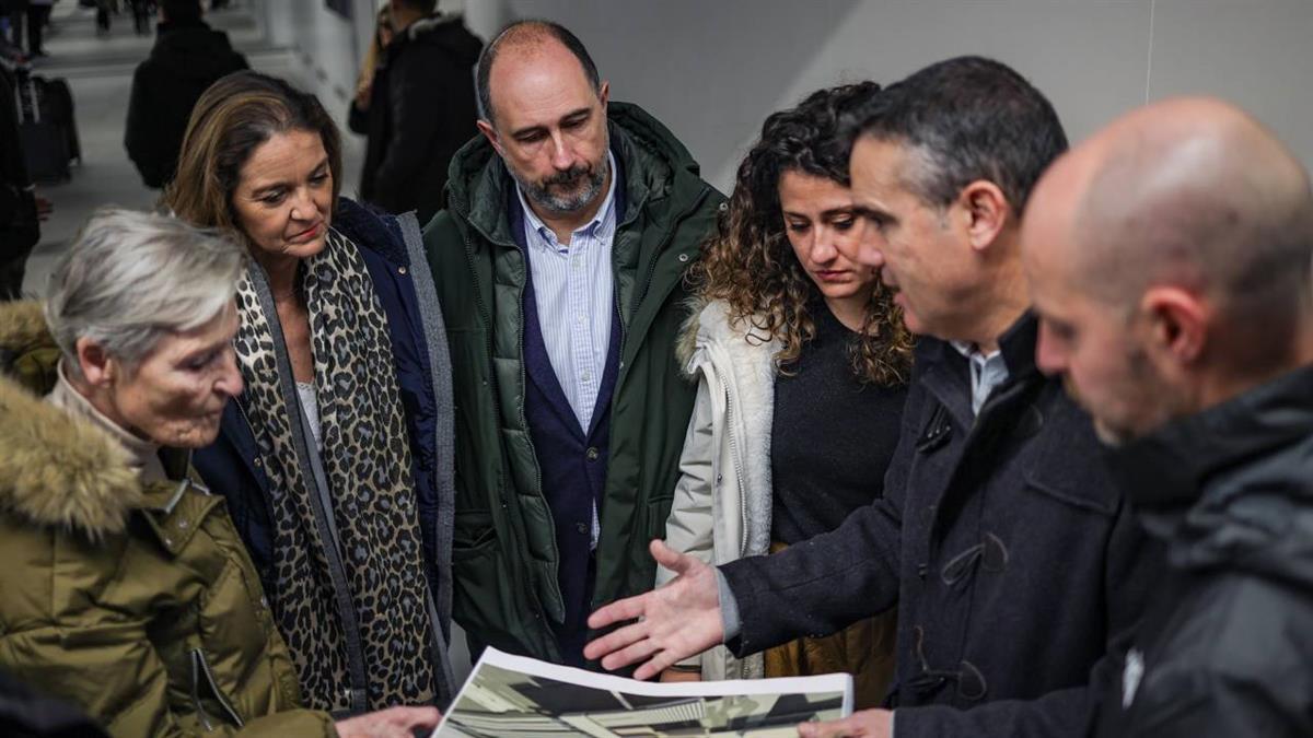 La portavoz socialista saca pecho de los más de 540 millones invertidos en la estación de Chamartín-Clara Campoamor