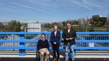 La delegada de Obras y Equipamientos, Paloma García Romero, ha visitado la recién reformada estructura junto al concejal de Moncloa-Aravaca, Borja Fanjul

