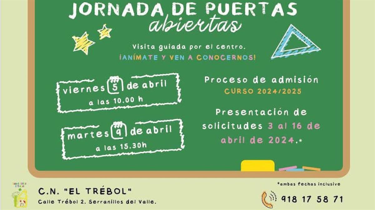 los padres pueden conocer las instalaciones y la metodología de trabajo del centro escolar