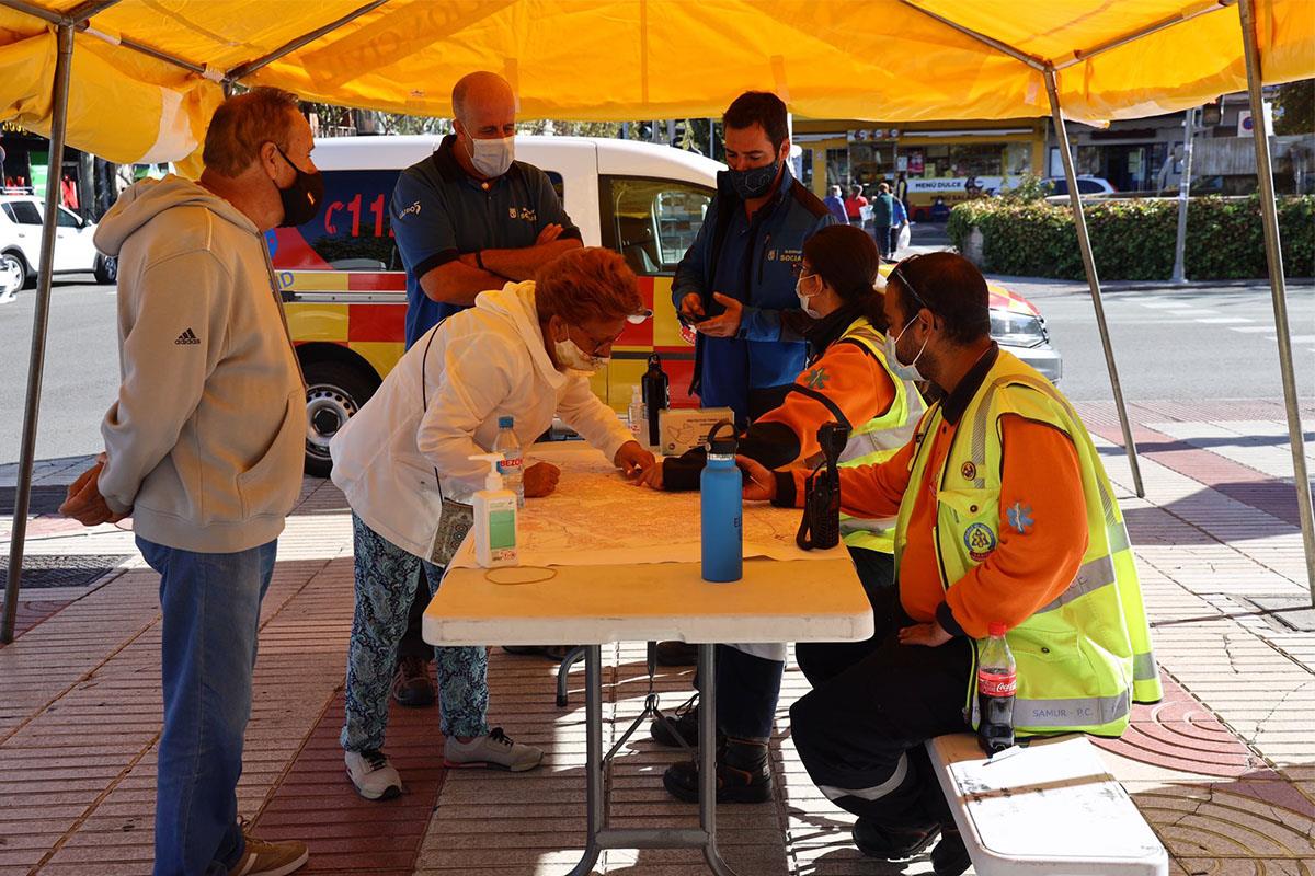 Protección civil ha instalado tres carpas en Ciudad Lineal, Villaverde y Usera