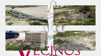 Los vecinos de la zona denuncian la inacción del Gobierno local ante la utilización del terreno como depósito de escombros y basura