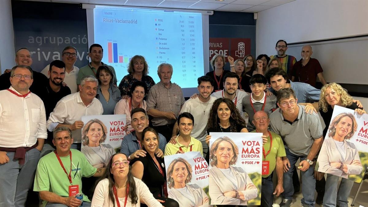 El Partido Socialista consigue la victoria seguida del PP y SUMAR
