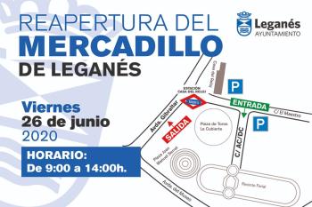 Los mercadillos de San Nicasio y el Recinto Ferial contarán con la mitad de los puestos 