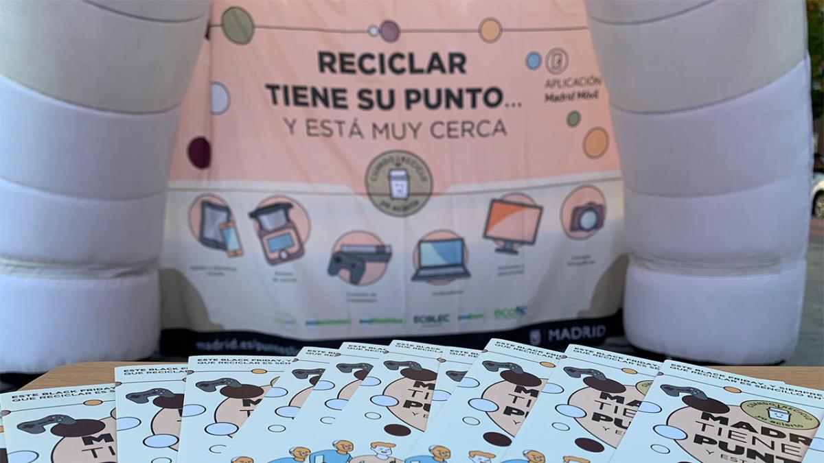 Con motivo del Black Friday, Madrid lanza la segunda edición de esta campaña que informará sobre las obligaciones y derechos en materia de reciclaje